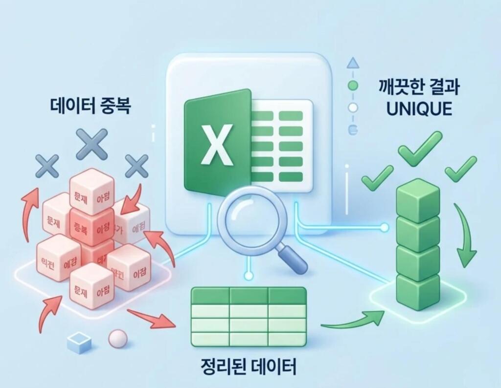 엑셀 중복값 표시하기