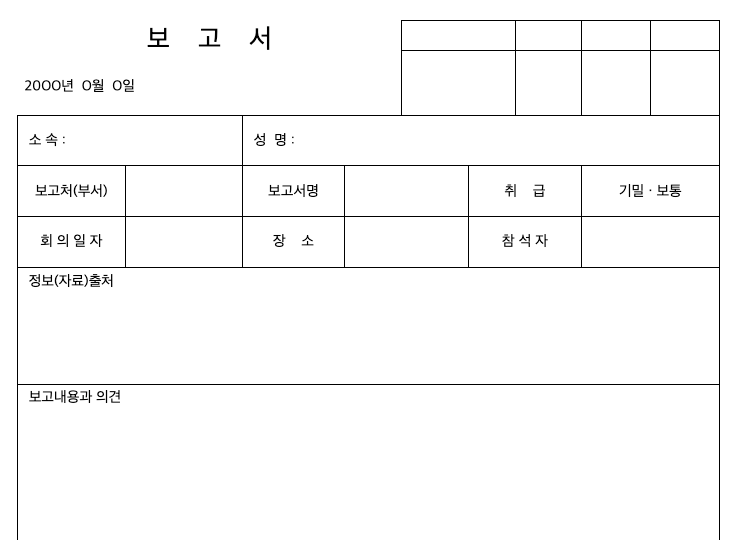 워드·엑셀 회사 보고서 작성법 가이드 - 프로그램 별 양식·예시까지